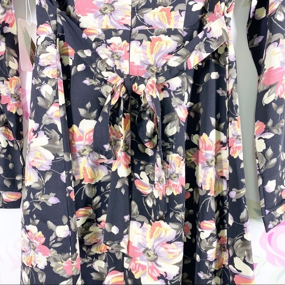 NEW Forever 21 Floral Pleated Dress S - Picture 10 of 12